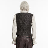 Goth Retro Jacquard Waistcoat