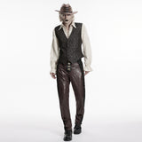 Goth Retro Jacquard Waistcoat