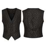 Goth Retro Jacquard Waistcoat
