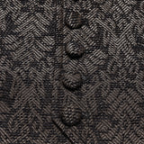 Goth Retro Jacquard Waistcoat