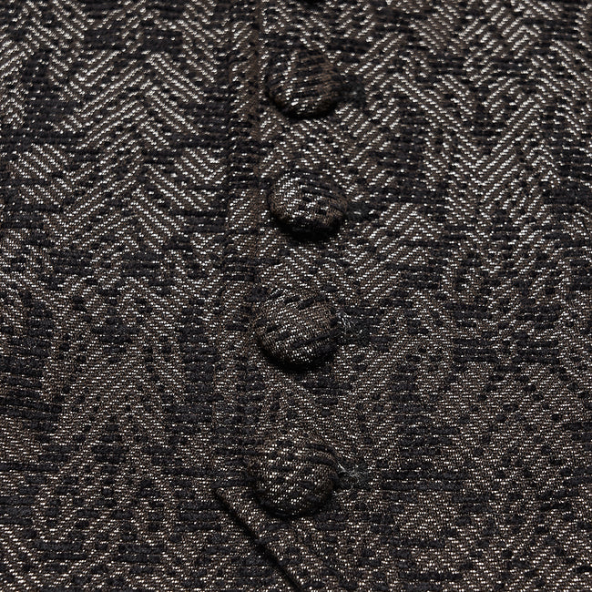 Goth Retro Jacquard Waistcoat