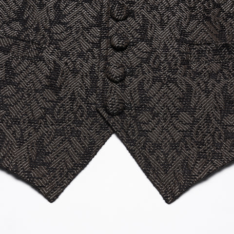 Goth Retro Jacquard Waistcoat