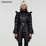 Gothic fly-sleeve down jacket