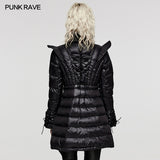 Gothic fly-sleeve down jacket