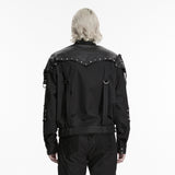 Punk military style short jacket