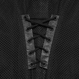 Punk personality mesh shirt