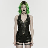 2026 Punk halter neck vest