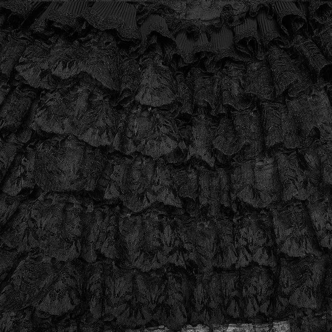 Goth Layered Skirt Vest