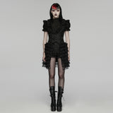 Goth Layered Skirt Vest
