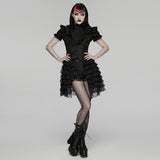 Goth Layered Skirt Vest
