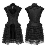 Goth Layered Skirt Vest