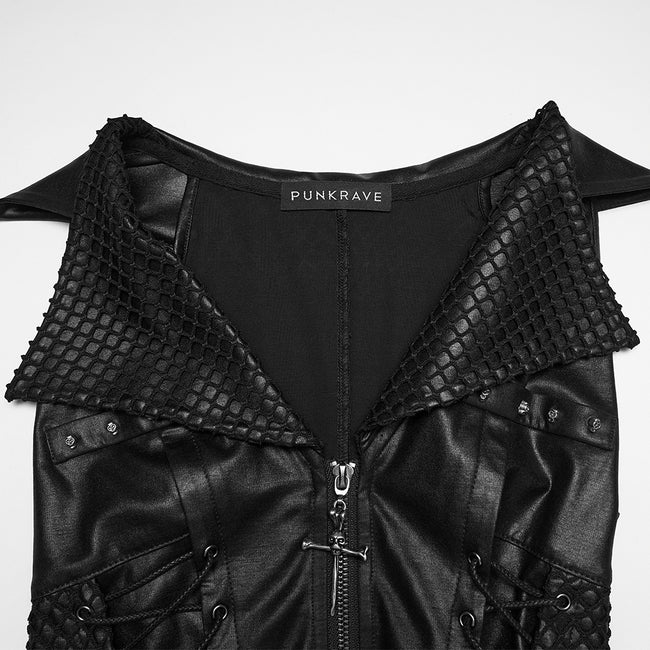 Punk handsome vest For Women