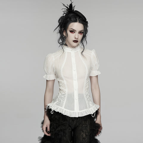Goth textured classical shirt
