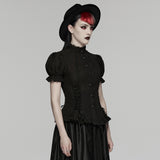 Goth textured classical shirt
