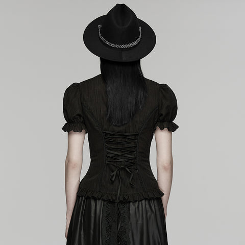 Goth textured classical shirt