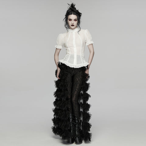 Goth textured classical shirt