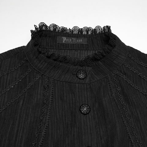 Goth textured classical shirt