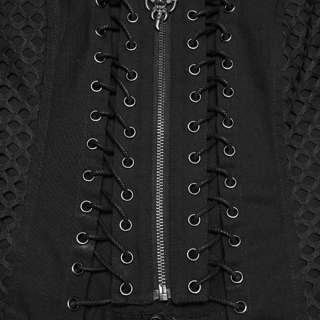 Punk hollow split vest