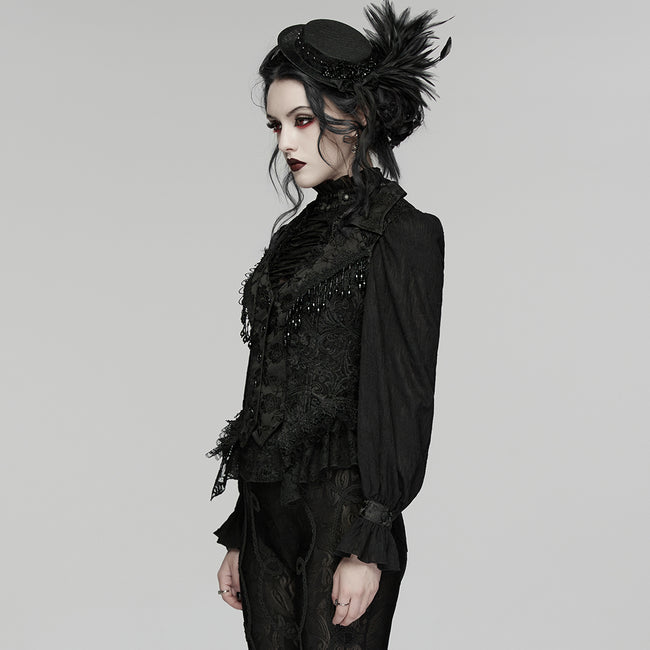 Goth Visual Embroidered Vest