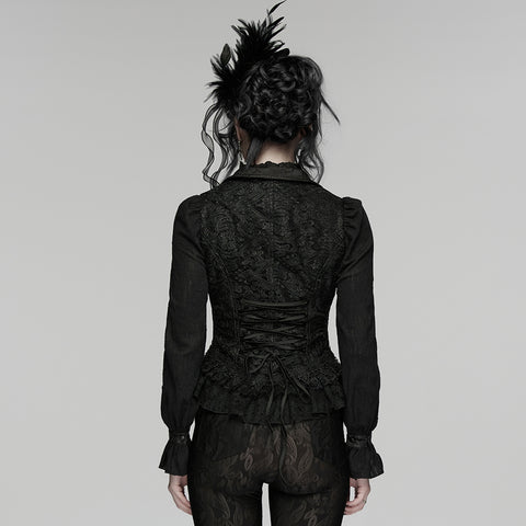Goth Visual Embroidered Vest