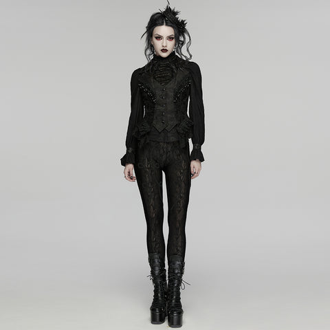 Goth Visual Embroidered Vest