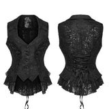 Goth Visual Embroidered Vest