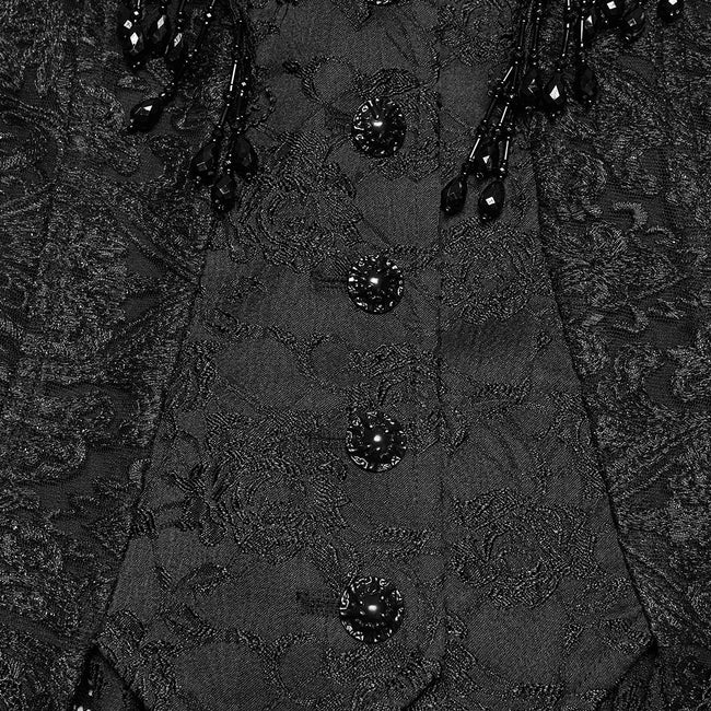 Goth Visual Embroidered Vest