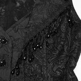Goth Visual Embroidered Vest