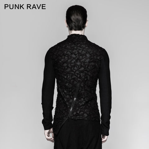 Mandarin Collar Decadent Heavy Long Sleeve Punk T-shirts