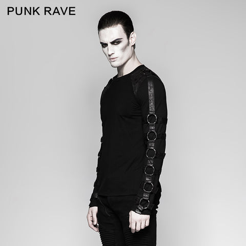 Iron Man Heavy Metal Long Sleeve Cotton Gothic T-shirts