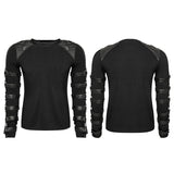 Iron Man Heavy Metal Long Sleeve Cotton Gothic T-shirts