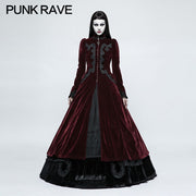 Galace Swallow Tail Long Gothic Dresses Slim And Elegant Style Women's Dresses