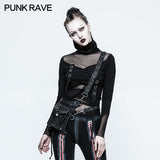 Adjustable Punk Accessories Multi Function Bag With D Button Hook