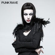 Gothic Accessories Leather Shoulder Knot With Phoenix-tail