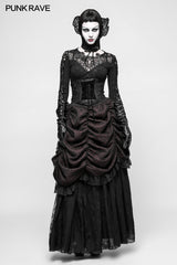 Vintage Embroidery Gothic Accessories Lolita Girdle With Exquisite Positioning Flower