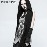 One Piece Mosaic Fashion Gothic Accessories Soft Knitting Hemming Stitching Glove