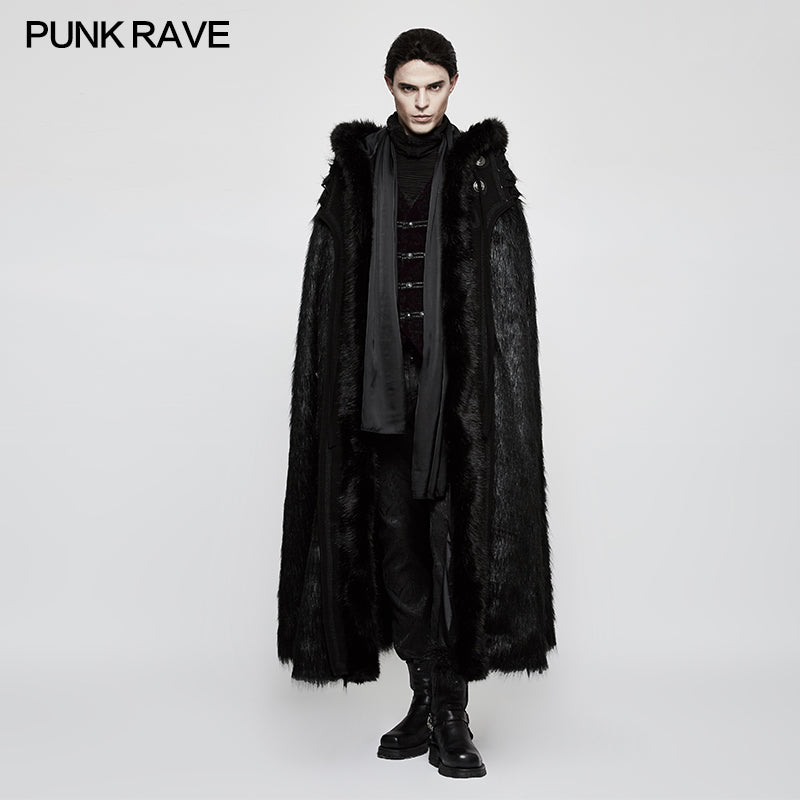 Winter Woolen Worsted Witch Long Gothic Coat For Men– Punkravestore