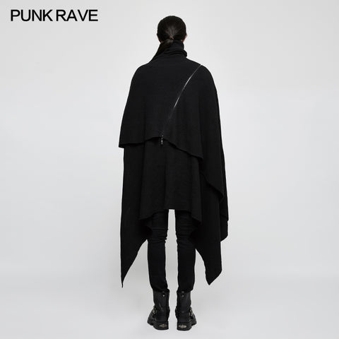 Irregular Gothic Style Loose Punk Sweaters Simple Pullover Joker Style