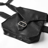 Rough-texture Punk Accessories Straps With Bags And Adjustable Buckle