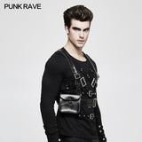 Adjustable Cross Punk Accessories Strap Clips With Detachable Bag