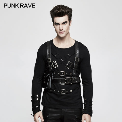 Adjustable Cross Punk Accessories Strap Clips With Detachable Bag