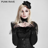 Lovely Lolita Style Dual Lace Gothic Accessories Gloves Headdress And Neck Decoration