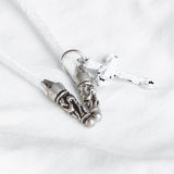 Sexy Off The Shoulder Slim Gothic T-shirt Tie Rope Necklace Top