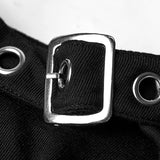 Dark Black &quot;x&quot; Type Slim Punk T-shirts