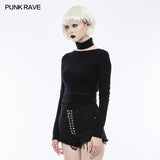 Daily Soft Split Punk Sweater With Separate Collar
