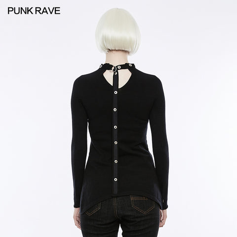 Personality Diablo Split Wool Punk Sweater