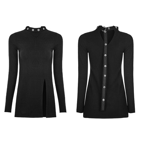 Personality Diablo Split Wool Punk Sweater