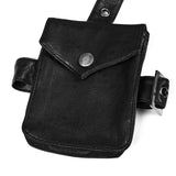 Handsome Punk Vest With Removable Bag