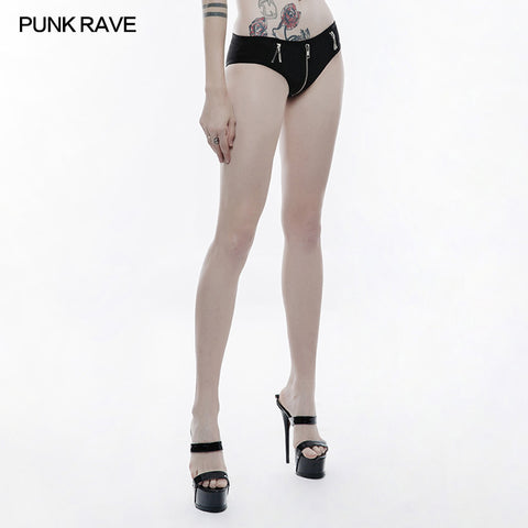 Personality Swimwear Punk Accessories Stretch Swimsuit Bottom