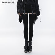Daily Punk Pants Hollow-out Stretchy Leggings